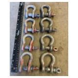 8 - 1/2 INCH SHACKLES