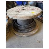 SPOOL OF 9/16 INCH WIRE ROPE