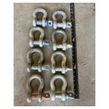 8 - 7/8 INCH SHACKLES