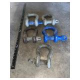 1 - 3/8', 1 - 1/4' & 3 - 1' SHACKLES