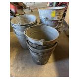15 GALVONIZED BUCKETS