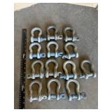 12 - 5/8' SHACKLES