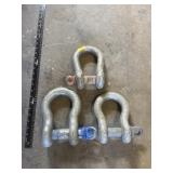 3 - 1 3/8' SHACKLES
