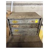 ORGANIZER W/MISC PARTS & SUPPLIES