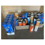 2 BOXES OF GREASE & SHOP CHEMICALS