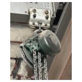 LARGE OVERHEAD CHAIN HOIST ( YOU REMOVE )