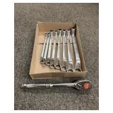 SNAP ON END WRENCHES AND RATCHET