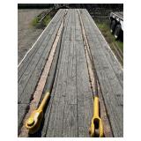 2 30FOOT WIRE ROPE SLINGS
