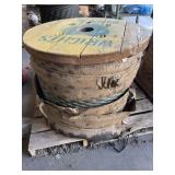 SPOOL OF 5/8 INCH WIRE ROPE