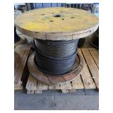 LARGE SPOOL OF 3/4 INCH WIRE ROPE