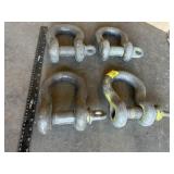 4 - 1 1/4' SHACKLES