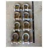 8 - 1 INCH SHACKLES
