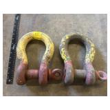 2 - 1 1/2' SHACKLES