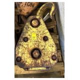 LARGE CRANE BLOCK W/HOOK