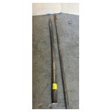 PRY BAR & LARGE AUGER BIT