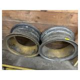 2 FORKLIFT RIMS