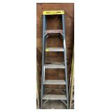 6' WERNER FIBERGLASS A-FRAME LADDER