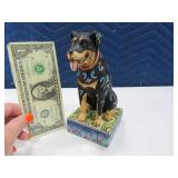 JIM SHORE 7" Black Doggie 