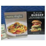 (2) Books: Cookbooks Modern Burgers & Pasta