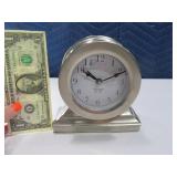 Pottery Barn Metal 6" Mantle Alarm Clock