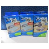 (3) New Boxes ZIPLOC Space Bags