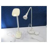 (2) Desktop LED Reading Type Lamps