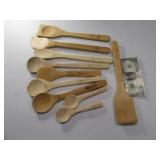 (10) Pampered Chef Wooden Kitchen Utensils