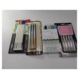 (4) New Packages Premium Pens & Craft Drawing