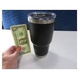 New YETI Black 8" Insulated Tumbler