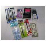(8) New Packs Pens & Pencils Craft Drawing