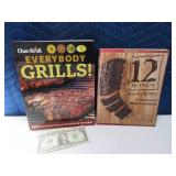 (2) Books: BBQ Grill Cookbooks EXC