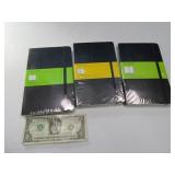 (3) New MOLESKIN 8" Pocket Notebooks
