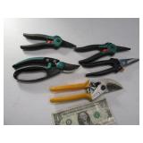 (5) HandHeld Branch~Plant Trimmers