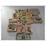 (20) Wooden Stamps Craft~Scrapbooking GrpAA