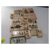 (20) Wooden Stamps Craft~Scrapbooking GrpBB