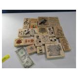 (20) Wooden Stamps Craft~Scrapbooking GrpCC