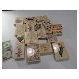 (20) Wooden Stamps Craft~Scrapbooking GrpDD
