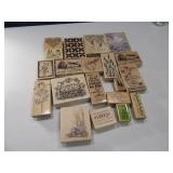 (20) Wooden Stamps Craft~Scrapbooking GrpEE