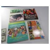 (4) Books: Gardening & Backyard HowTo Grow