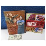 (2) Hrdbck Books: BBQ Cookbooks Recipes