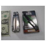 (2) SOG PowerLock MultiKnife & New MicronII Knife