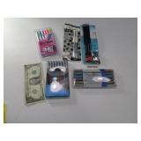 (5) New Packs NameBrand Pens & Pencils Hobby
