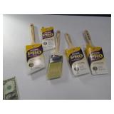 (4) New WOOSTER 3"/2.5" PRO Paintbrushes