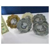 (5) Matching Mini ShellLook NEW Picture Frames $50