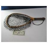 Wooden Rim FlyFishing Net used