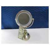 12" TableTop 2way Lighted Makeup UpClose Mirror