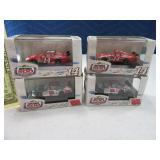 (4) Mini Boxed DALE JR Diecast Cars Winner