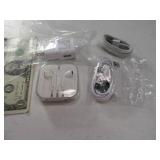 (4) new Cellphone Charger Cords & Earbuds