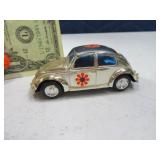 FUNMATE Vtg FrictionDrive VW 3.5" Toy Car