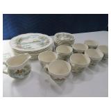 27pcs ALFRED MEAKIN England Dishes Queens Castle